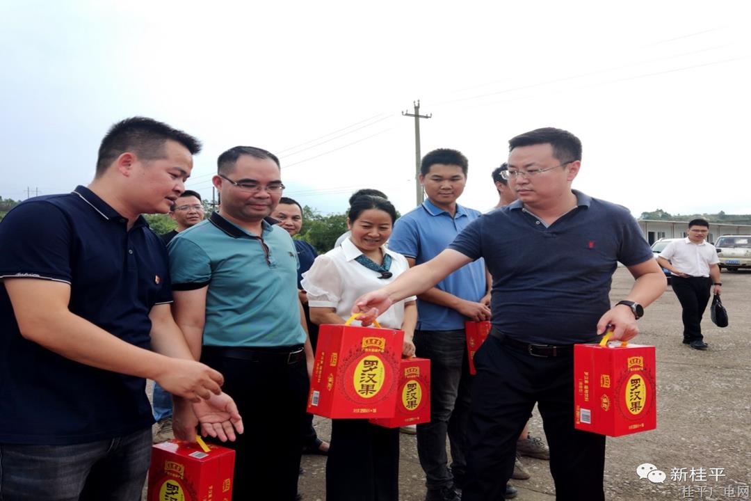 市领导到桂平新材料产业园项目一线开展“送清凉”慰问活动