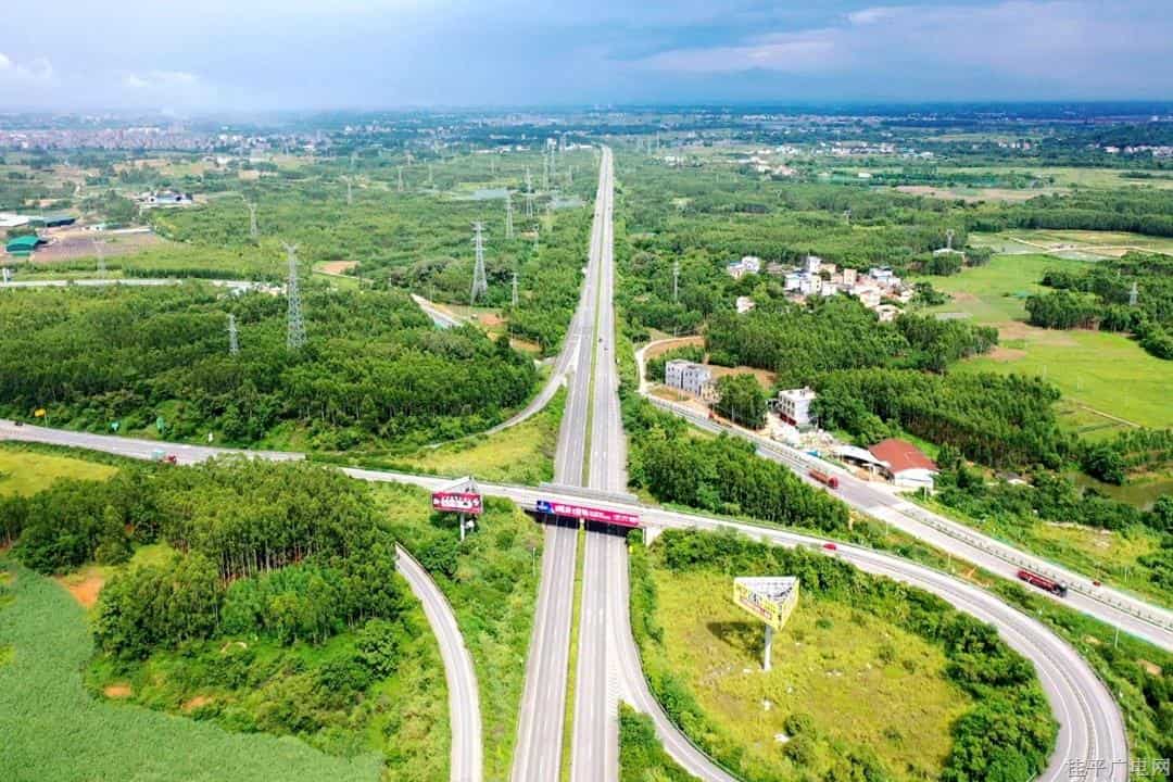 桂平西出口至龙门工业园区一级公路工程项目进入收尾阶段
